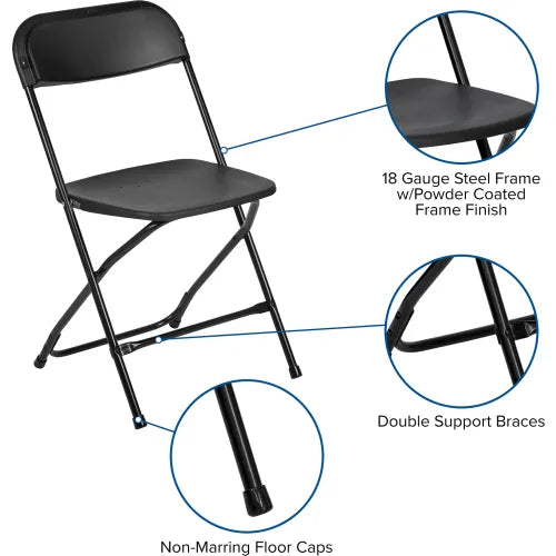 Black Folding Chair